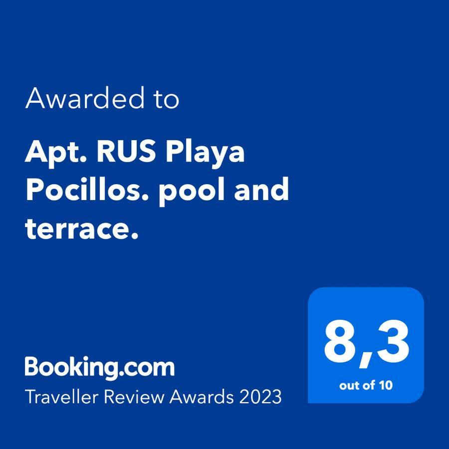 티아즈 Apt. Rus Playa Pocillos. Pool And Terrace. 아파트 외부 사진